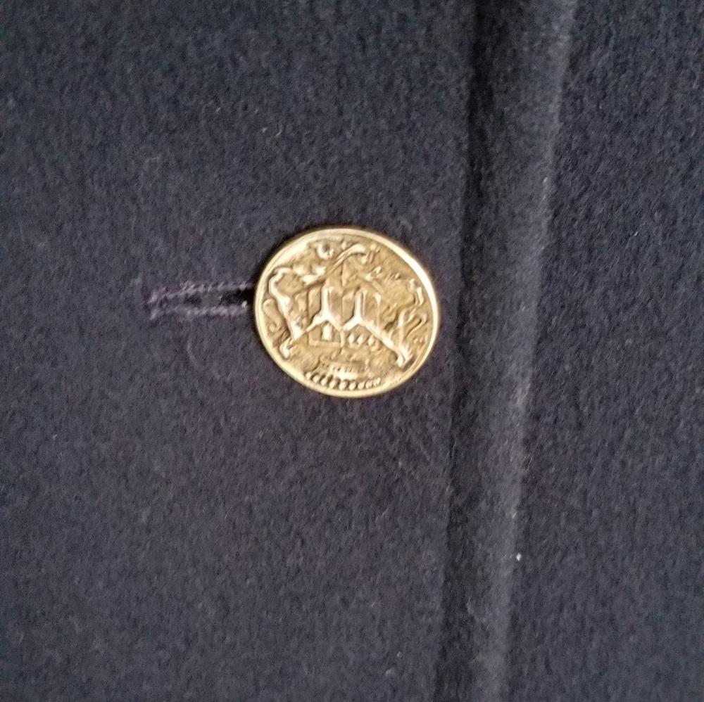 Vintage Anne Klein II 100% wool pea coat - Picture 3 of 4
